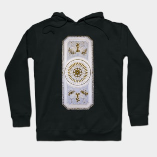 Decorative Heritage Lace Panel Ceiling Floral Ornament Pattern Hoodie